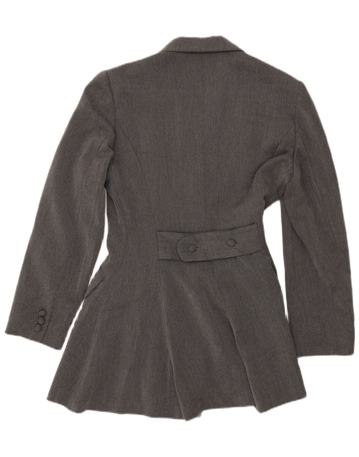 Damska marynarka SPORTSTAFF Longline zapinana na 4 guziki IT 44 średnioszara