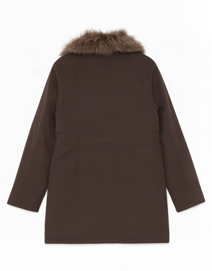 Damska kurtka parka The North Face UK 16, duża, szara, z poliestru
