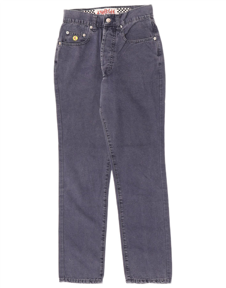 Damskie jeansy z wysokim stanem Energie W26 L29 Niebieskie