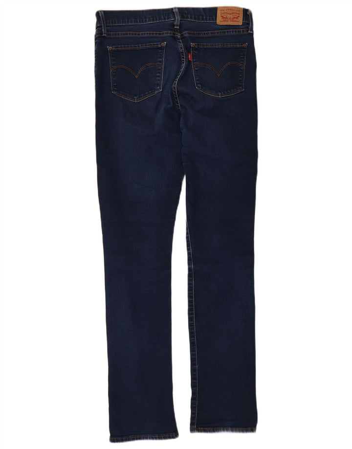 Damskie dżinsy Levi's 314 Shaping Straight W31 L32 Niebieska bawełna