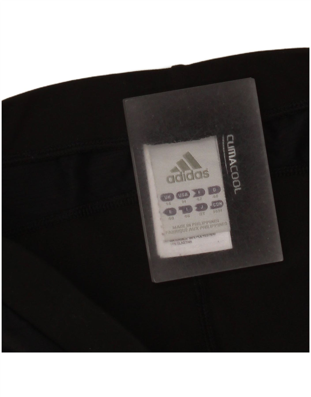 Damskie spodenki sportowe Adidas Climacool UK 14, średni czarny poliester