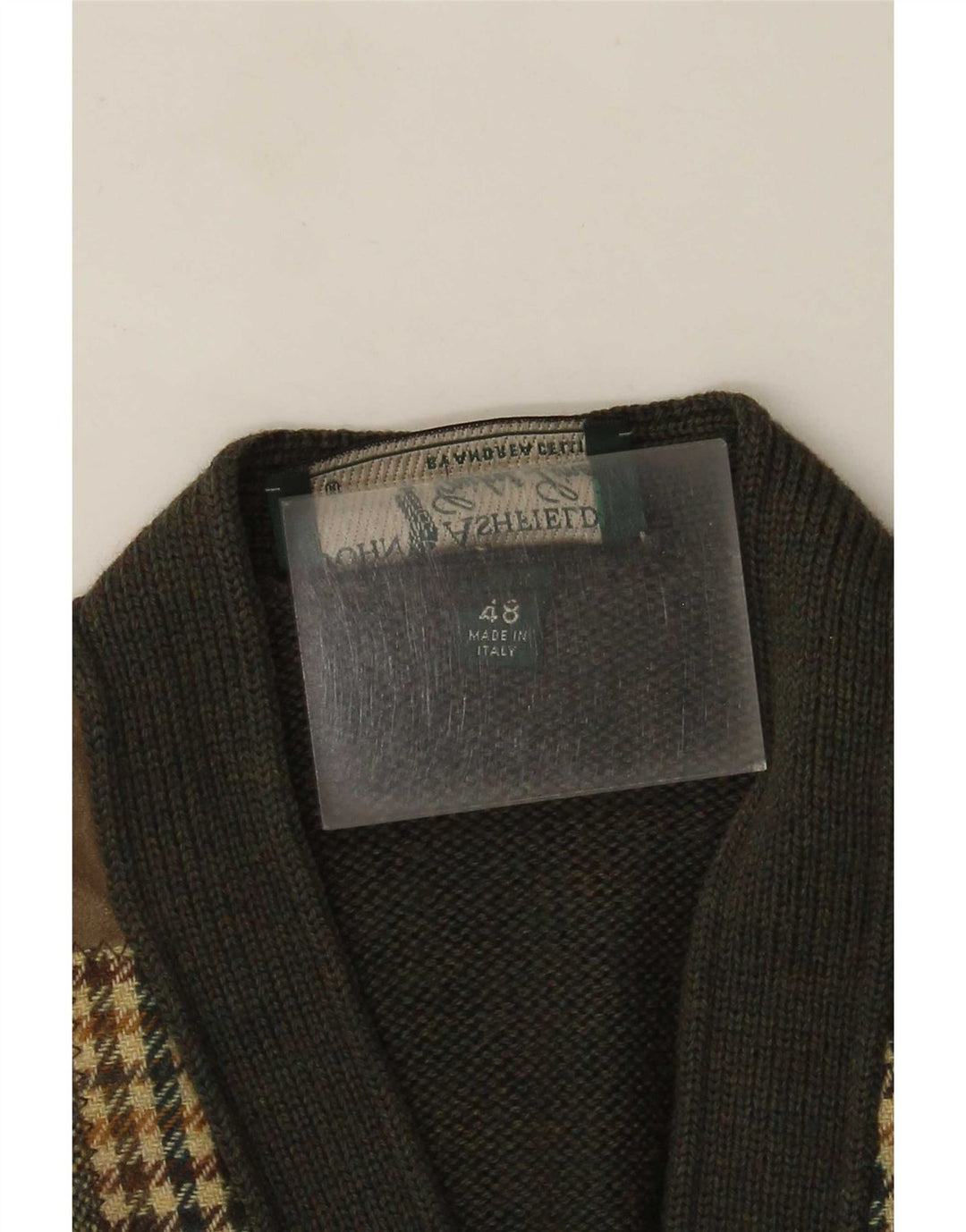 Męski sweter rozpinany John Ashfield Cricked Club IT 48 średni zielony