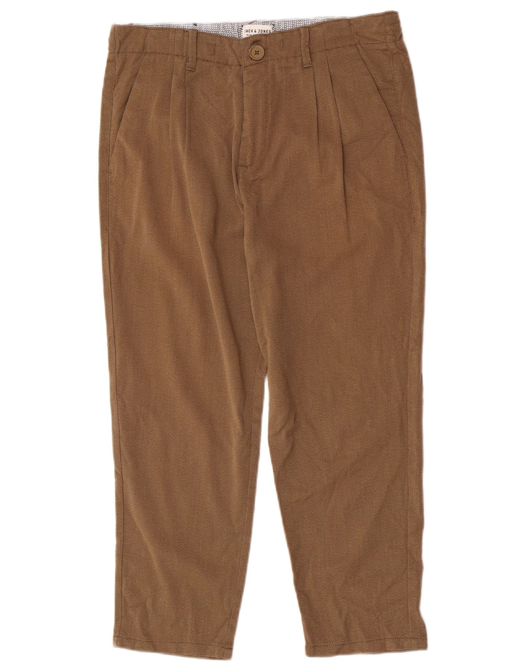 Męskie spodnie Chino Jack & Jones W30 L23 Brązowy poliester