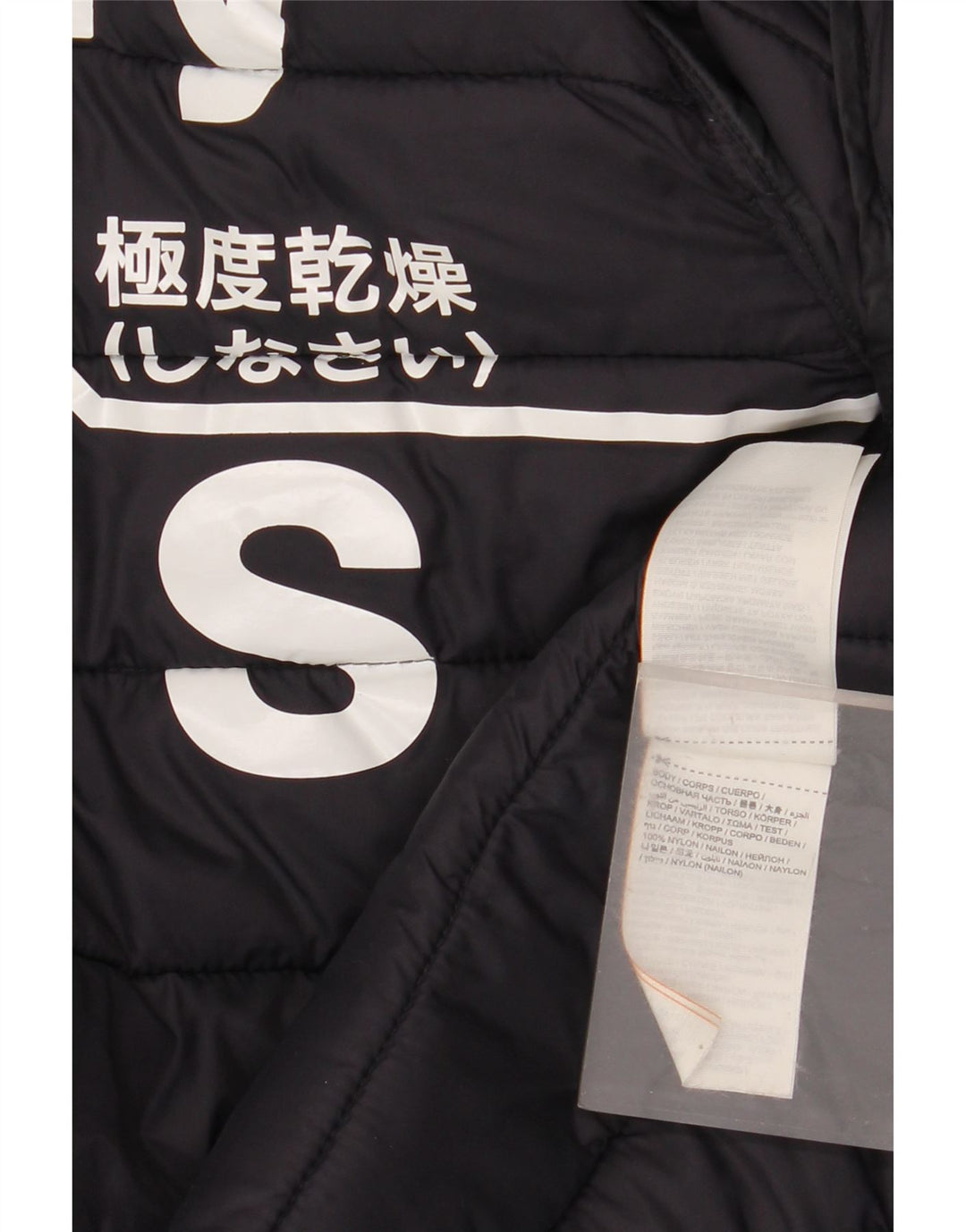 Męska ocieplana kurtka Superdry UK 36, mała, granatowa, nylonowa