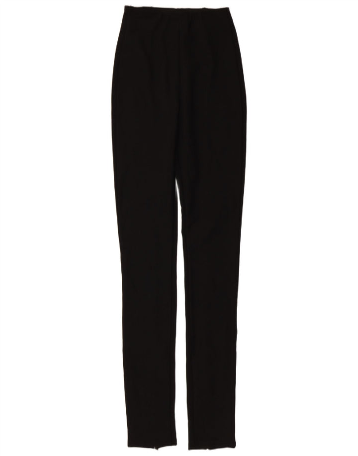 Spodnie damskie Zara Skinny Medium W28 L34 Czarny poliester