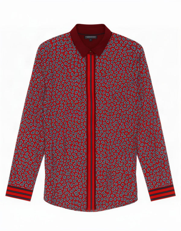 Koszula damska Tommy Hilfiger US 10 duża czerwona paisley