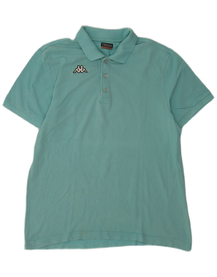 Męska koszulka polo Kappa XL niebieska