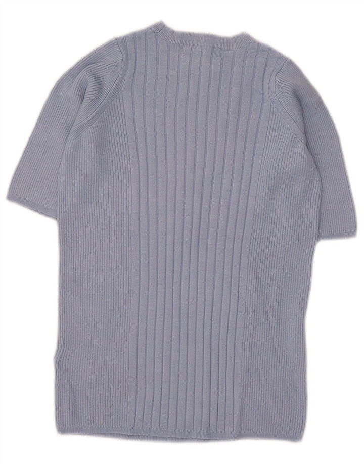 Sweter damski Marks & Spencer z okrągłym dekoltem, UK 8, mały niebieski