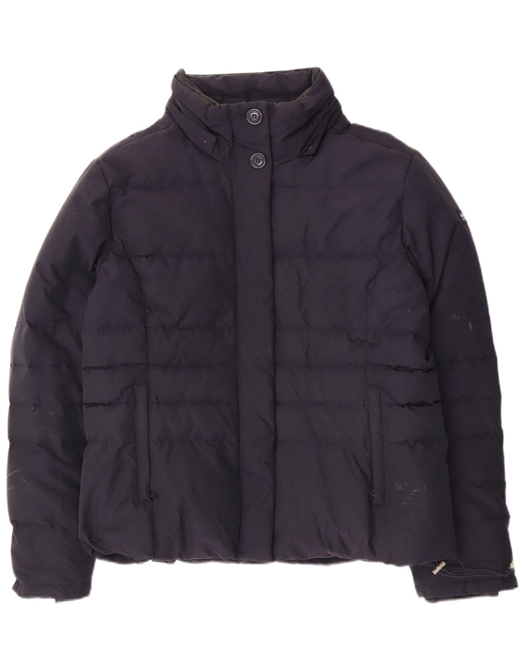 Damska ocieplana kurtka Woolrich UK 20 2XL Granatowa, bawełniana