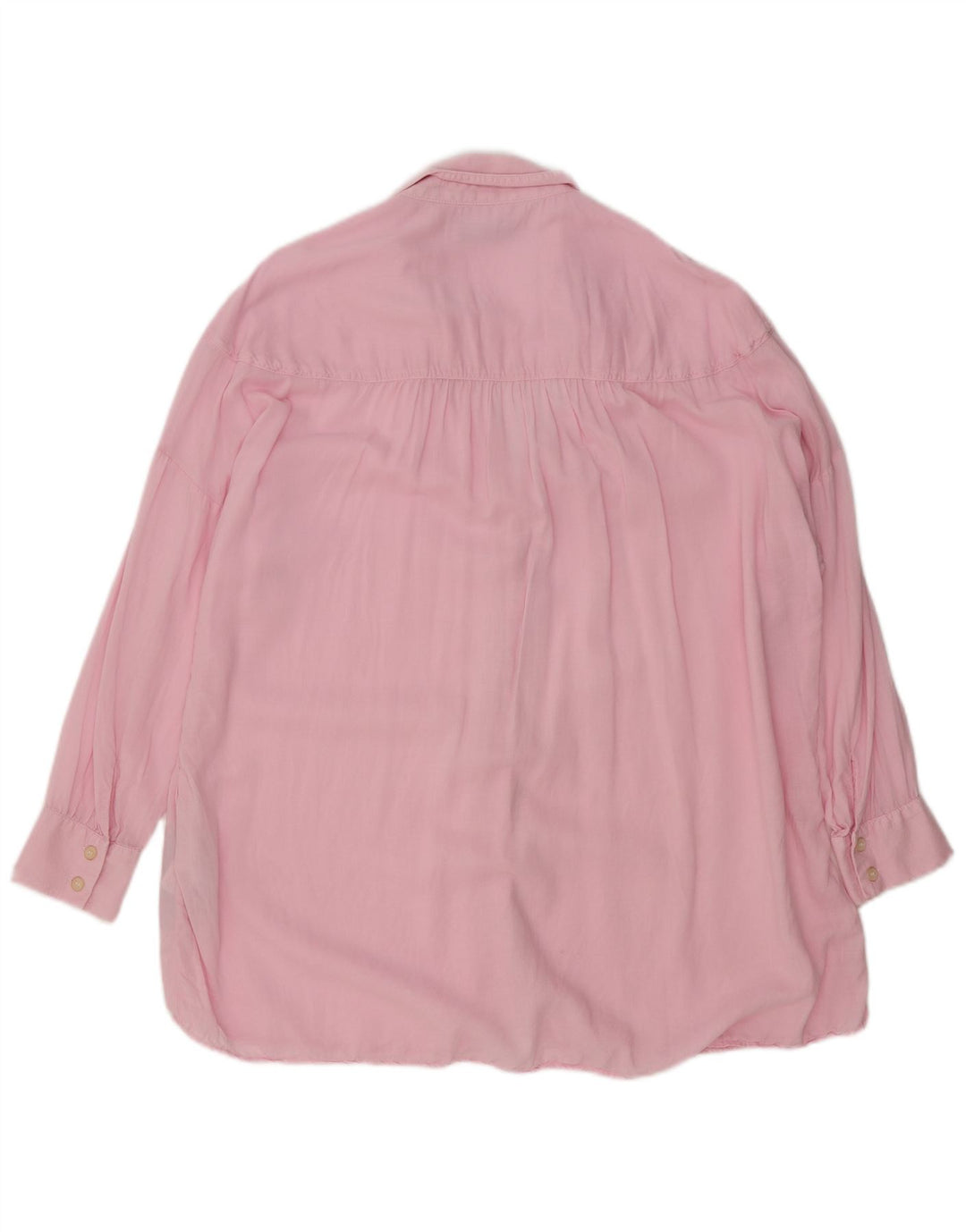 Damska koszula oversize Zara UK 6 XS Różowa Lyocell