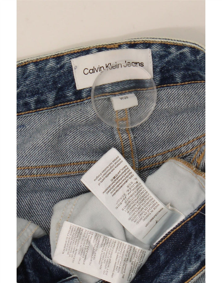Damskie jeansy CALVIN KLEIN w trudnej sytuacji W28 L28 Niebieskie, bawełniane