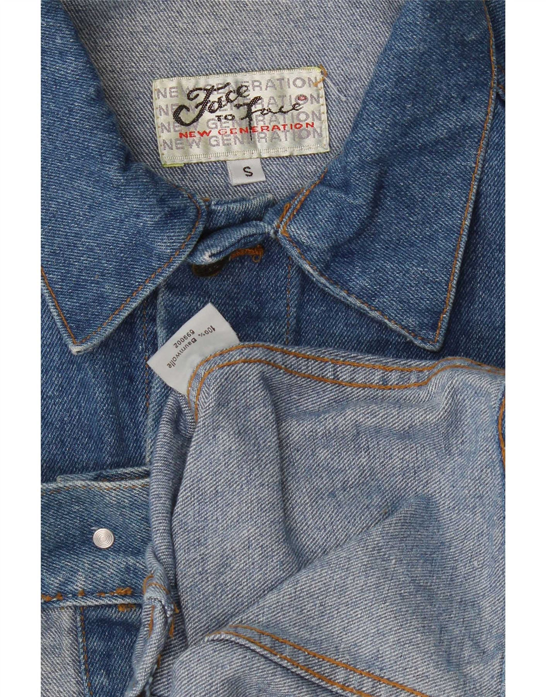 Vintage męska kurtka dżinsowa UK 36 Small Blue