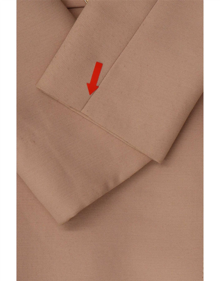 Vintage damski trencz IT 48 XL beżowy