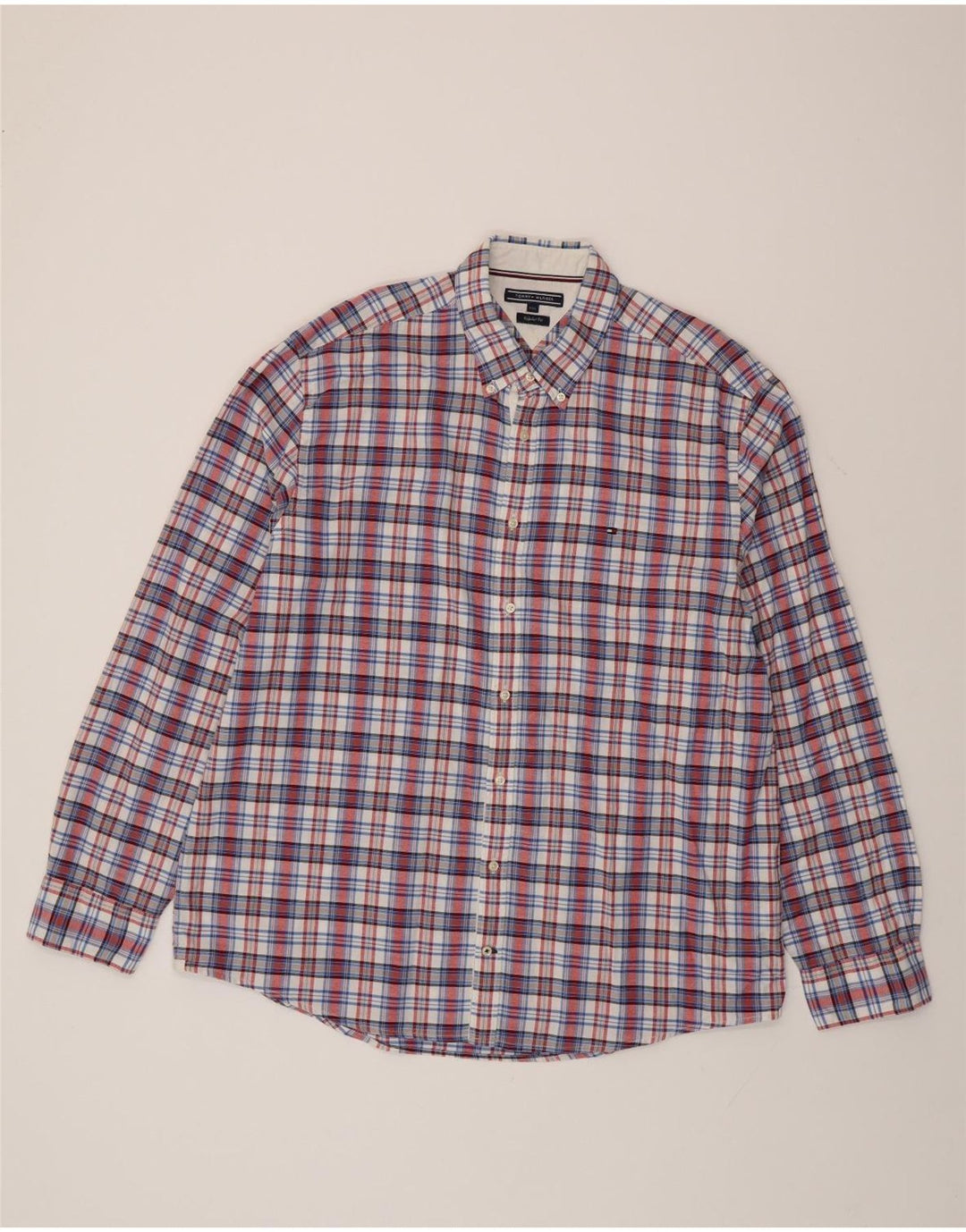 Koszula męska Tommy Hilfiger o regularnym kroju 2XL, wielokolorowa, bawełniana w kratę