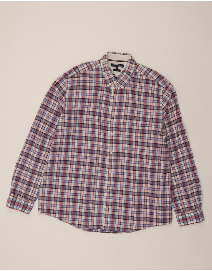 Koszula męska Tommy Hilfiger o regularnym kroju 2XL, wielokolorowa, bawełniana w kratę