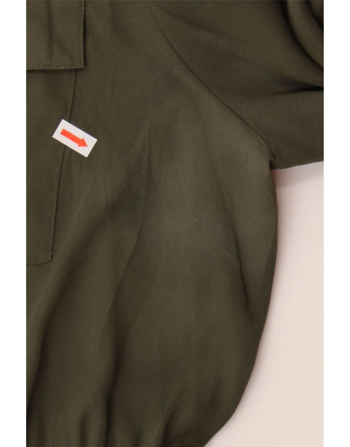 MOSSIMO Womens Long Sleeve A-Line Dress UK 18 XL Khaki Polyester Vintage Mossimo and Second-Hand Mossimo from Messina Hembry 