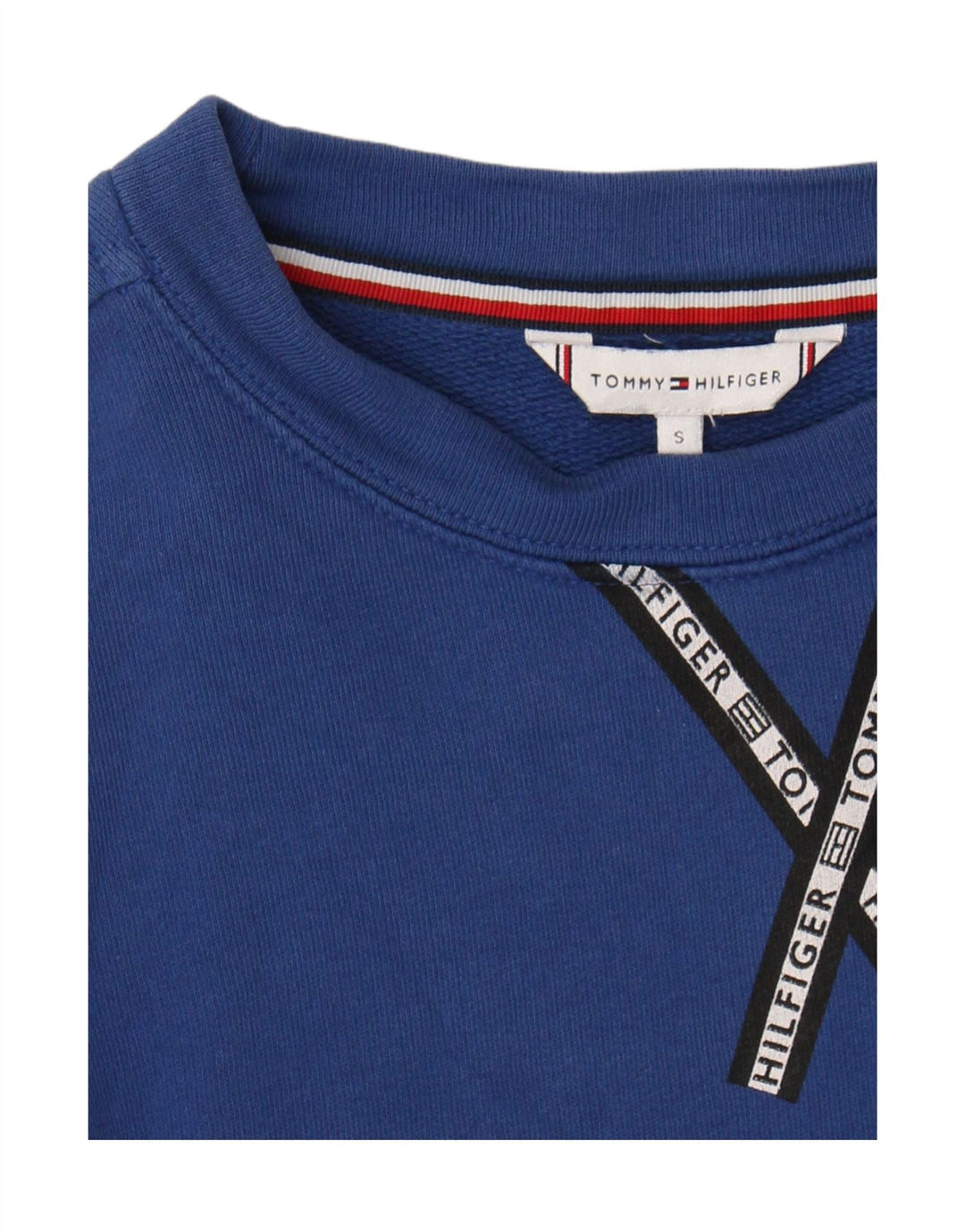 Damska bluza oversize Tommy Hilfiger UK 10 Small Blue