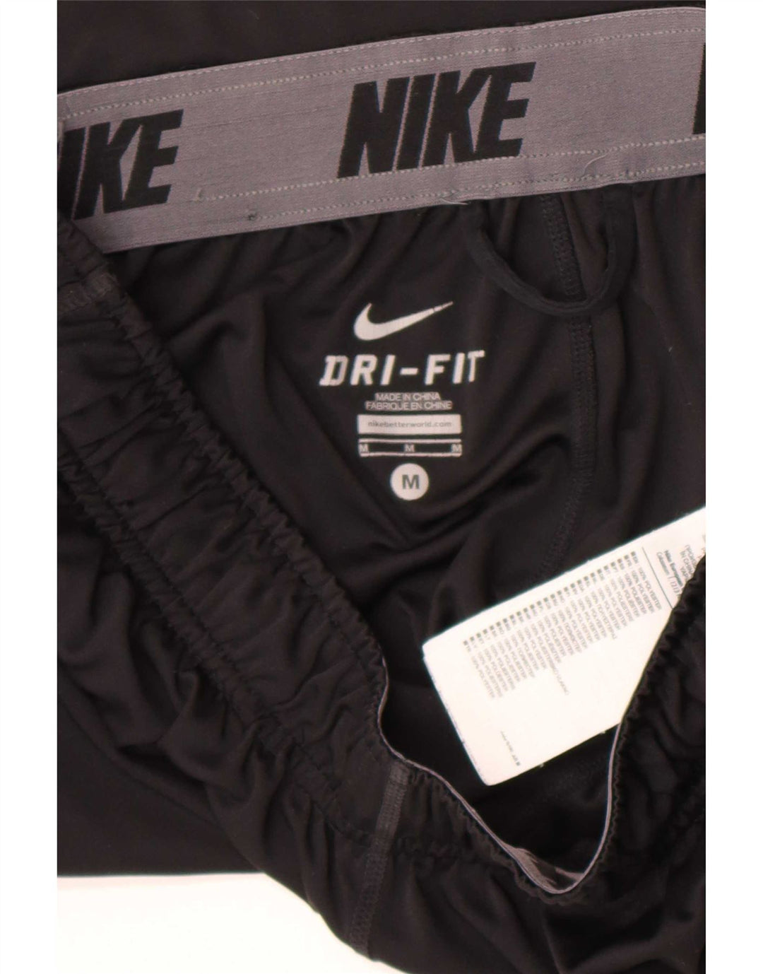 Męskie spodenki sportowe Nike Dri Fit, średni czarny poliester