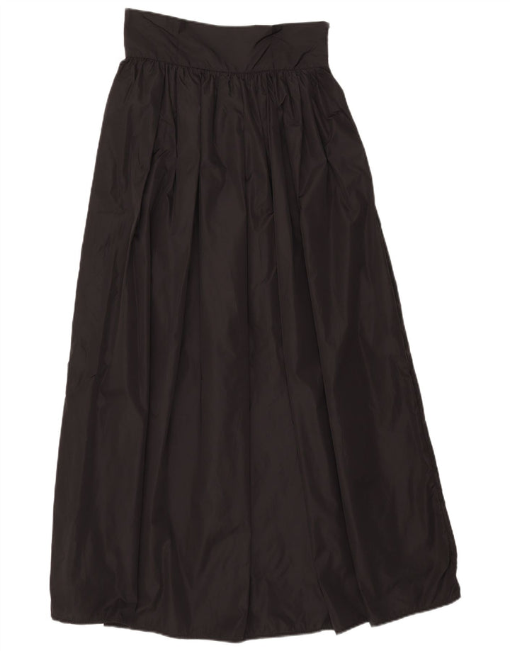 Vintage damska plisowana spódnica maxi W26 mała czarna