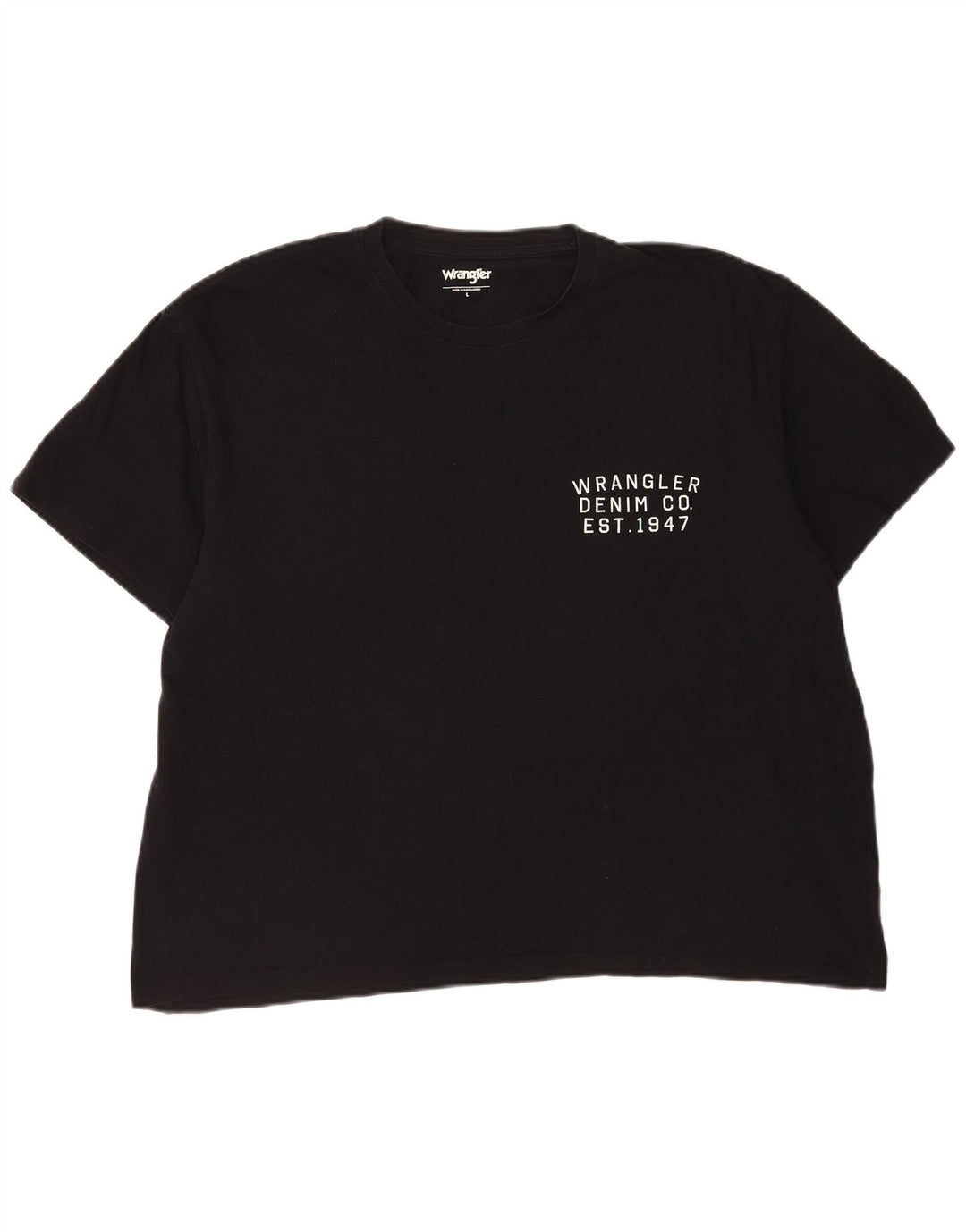 T-shirt męski Wrangler, duży, czarny, bawełniany