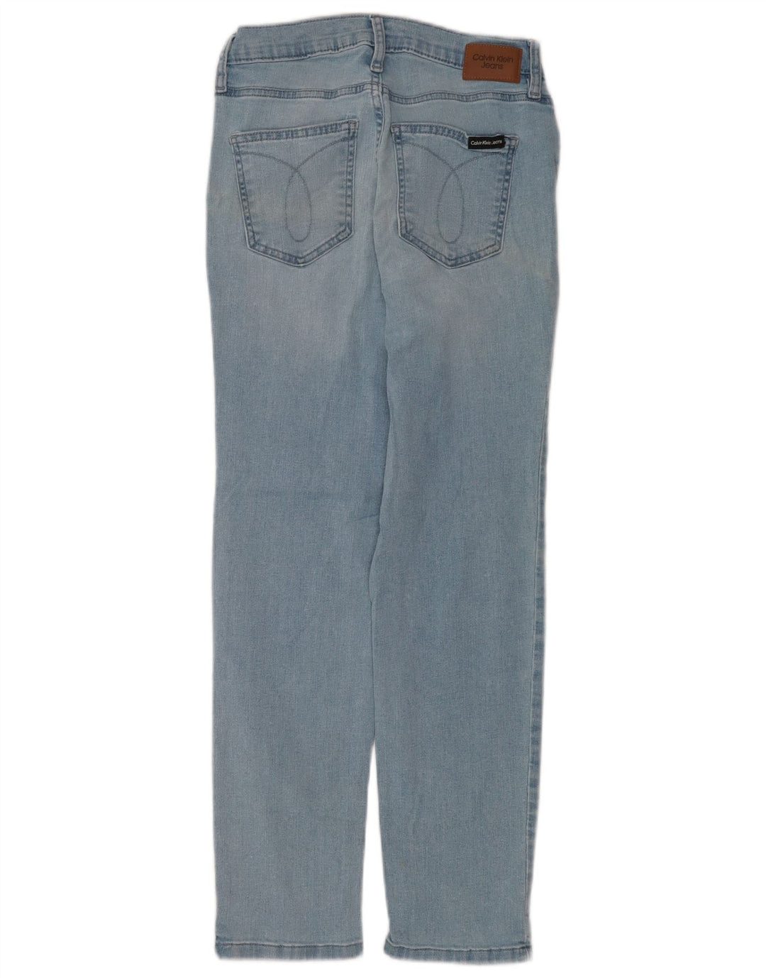Damskie proste dżinsy Calvin Klein W25 L25 Niebieskie bawełniane