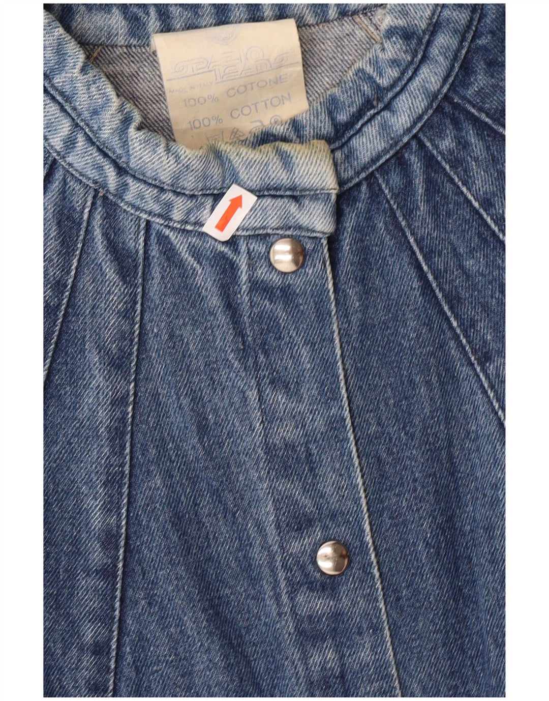 Damski kombinezon dżinsowy VINTAGE IT 40 Small, niebieski, bawełniany