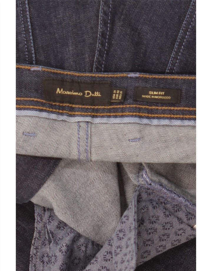 Jeansy męskie Massimo Dutti EU 40 Medium W31 L30 Granatowe