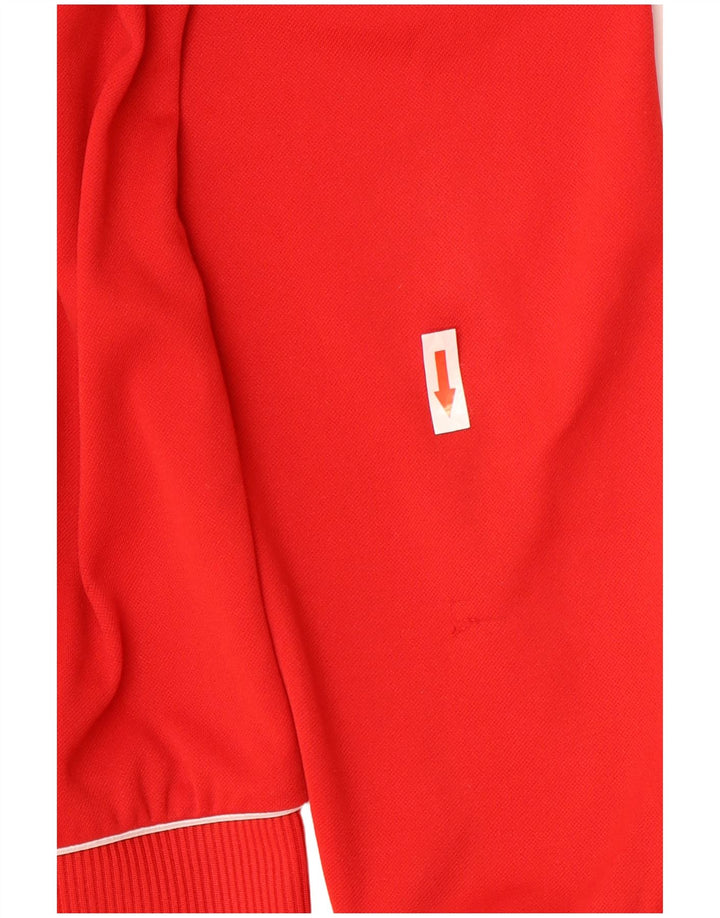 Adidas Męska bluza Climawarm Jumper UK 38/40 Średni czerwony poliester