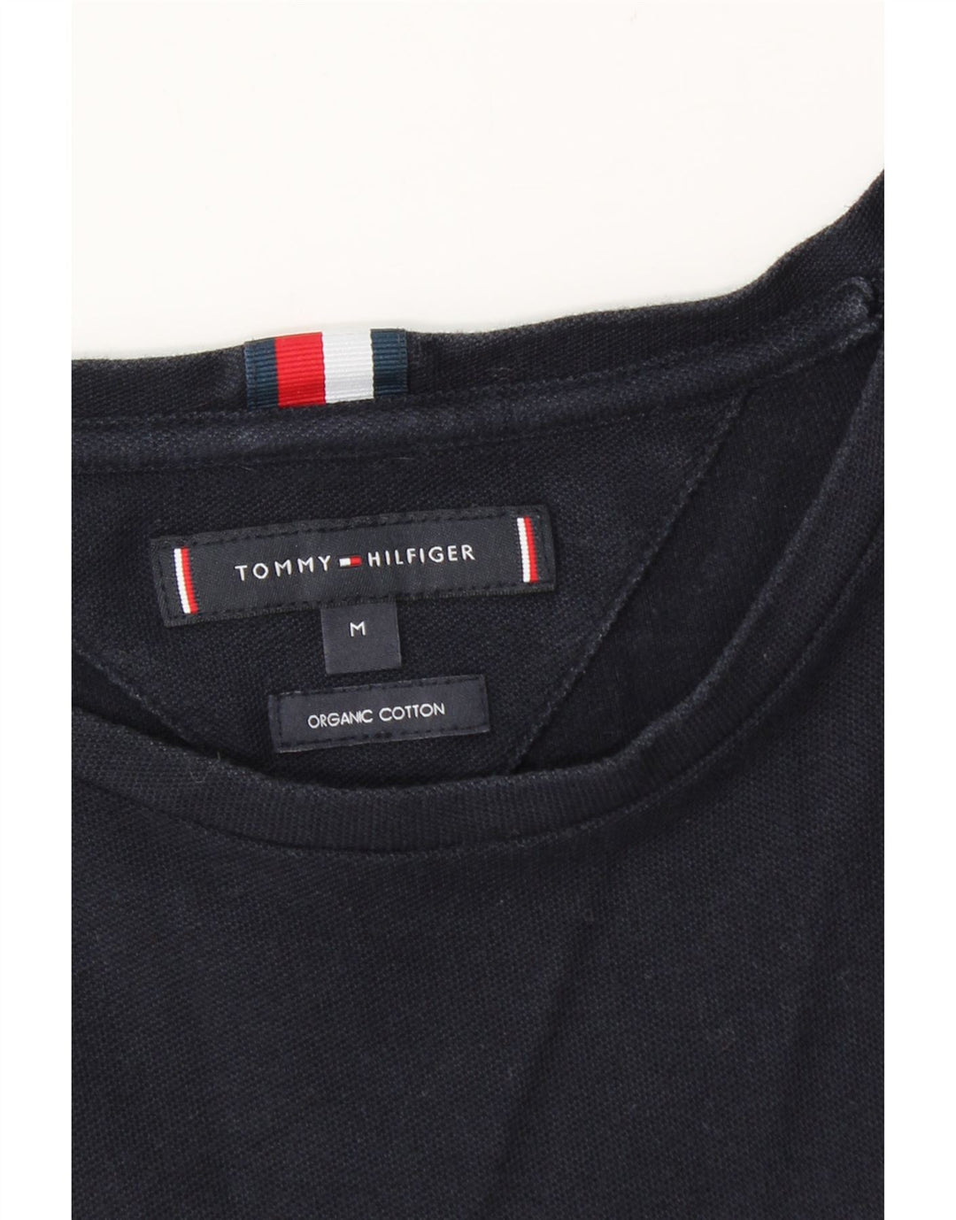 T-shirt męski Tommy Hilfiger Top, średni, granatowy, bawełniany