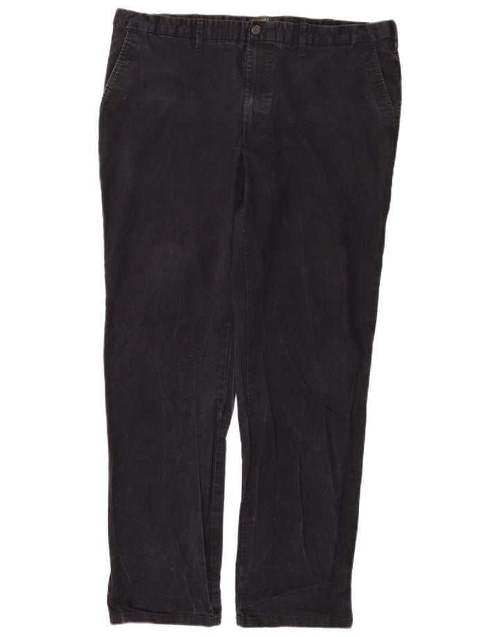 Męskie spodnie Chino Marks & Spencer Straight Regular W42 L33 Granatowe