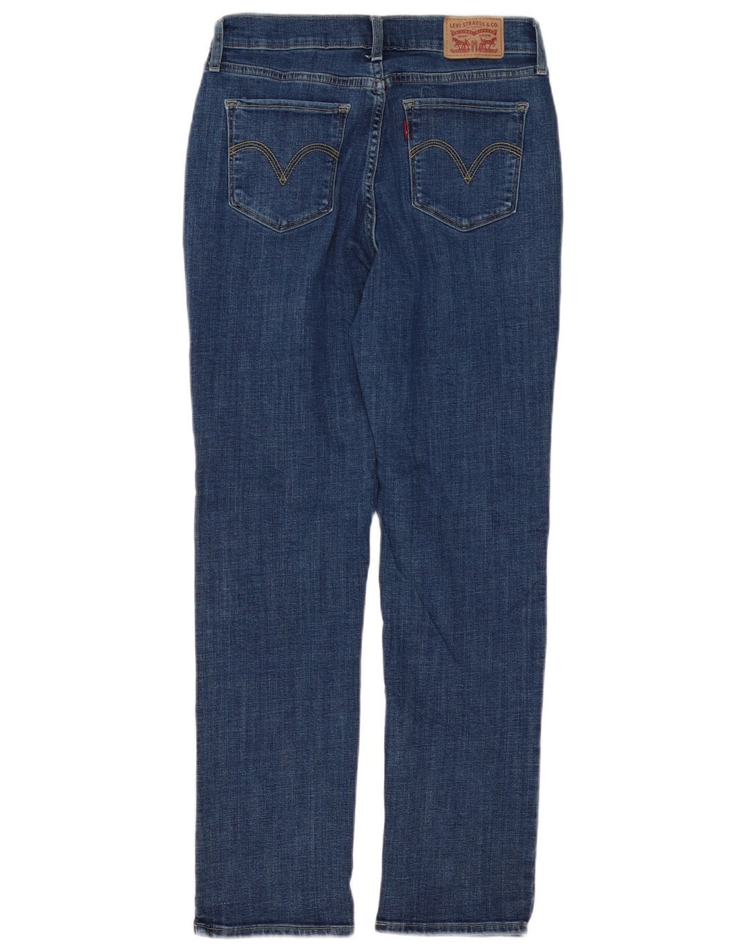 Damskie proste dżinsy LEVI'S o klasycznym kroju W27 L28 Niebieska bawełna