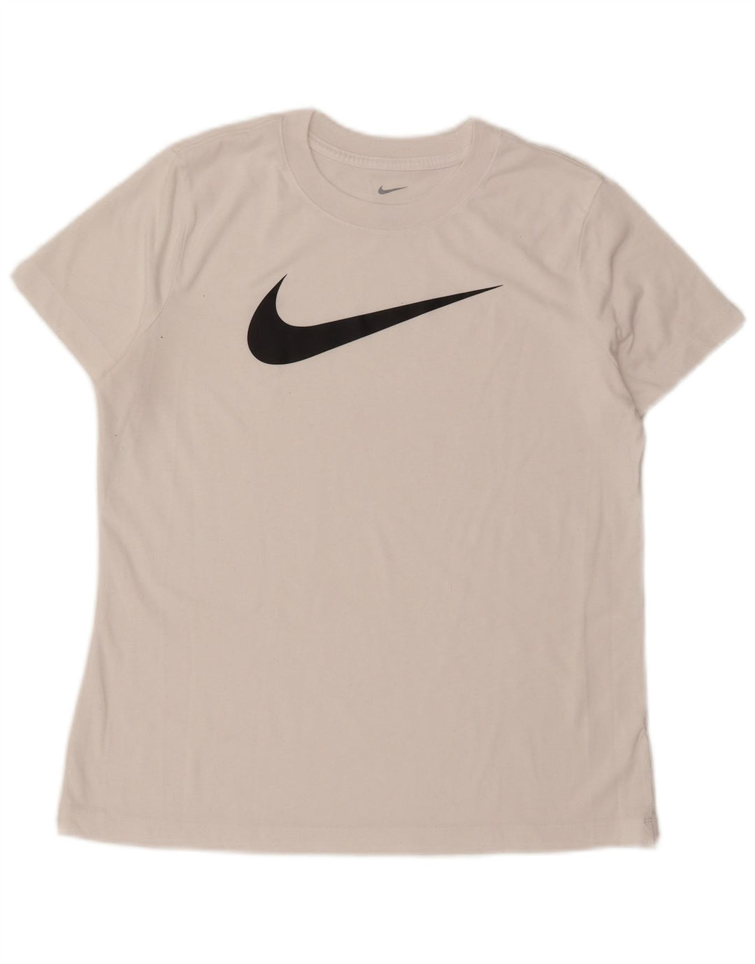 Damska koszulka Nike Dri Fit Graphic Top UK 16, duża, biała