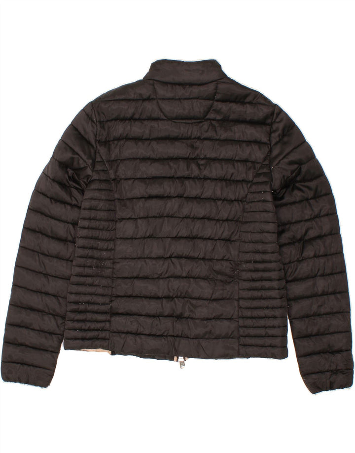 CHAMPION Womens Padded Jacket UK 18 XL Black Polyamide Vintage Champion and Second-Hand Champion from Messina Hembry 