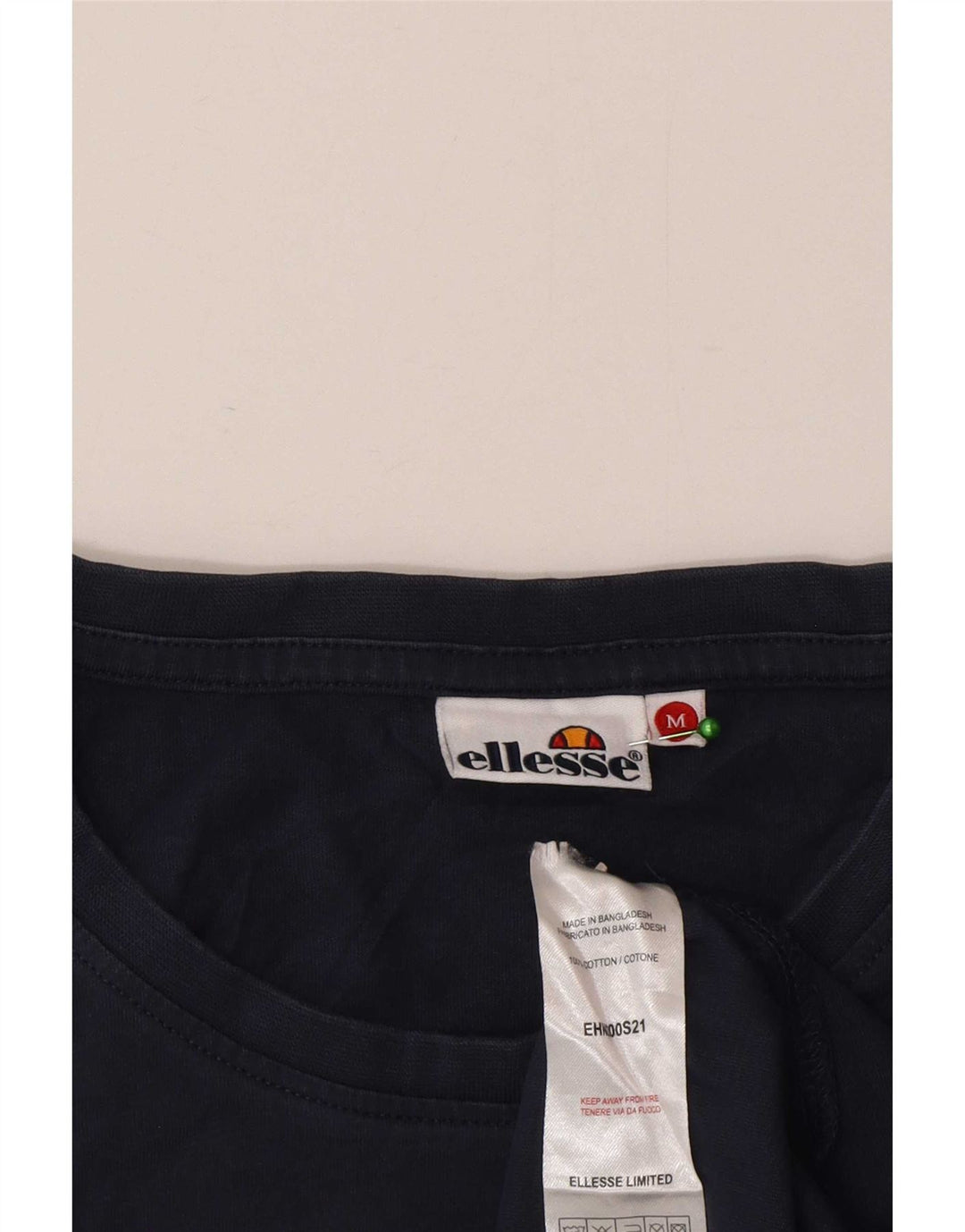 T-shirt męski Ellesse Top, średni, granatowy, bawełniany