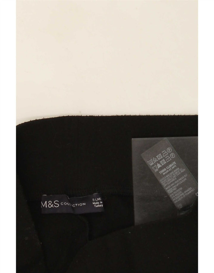 Legginsy damskie Marks & Spencer UK 8, małe, czarne, poliestrowe