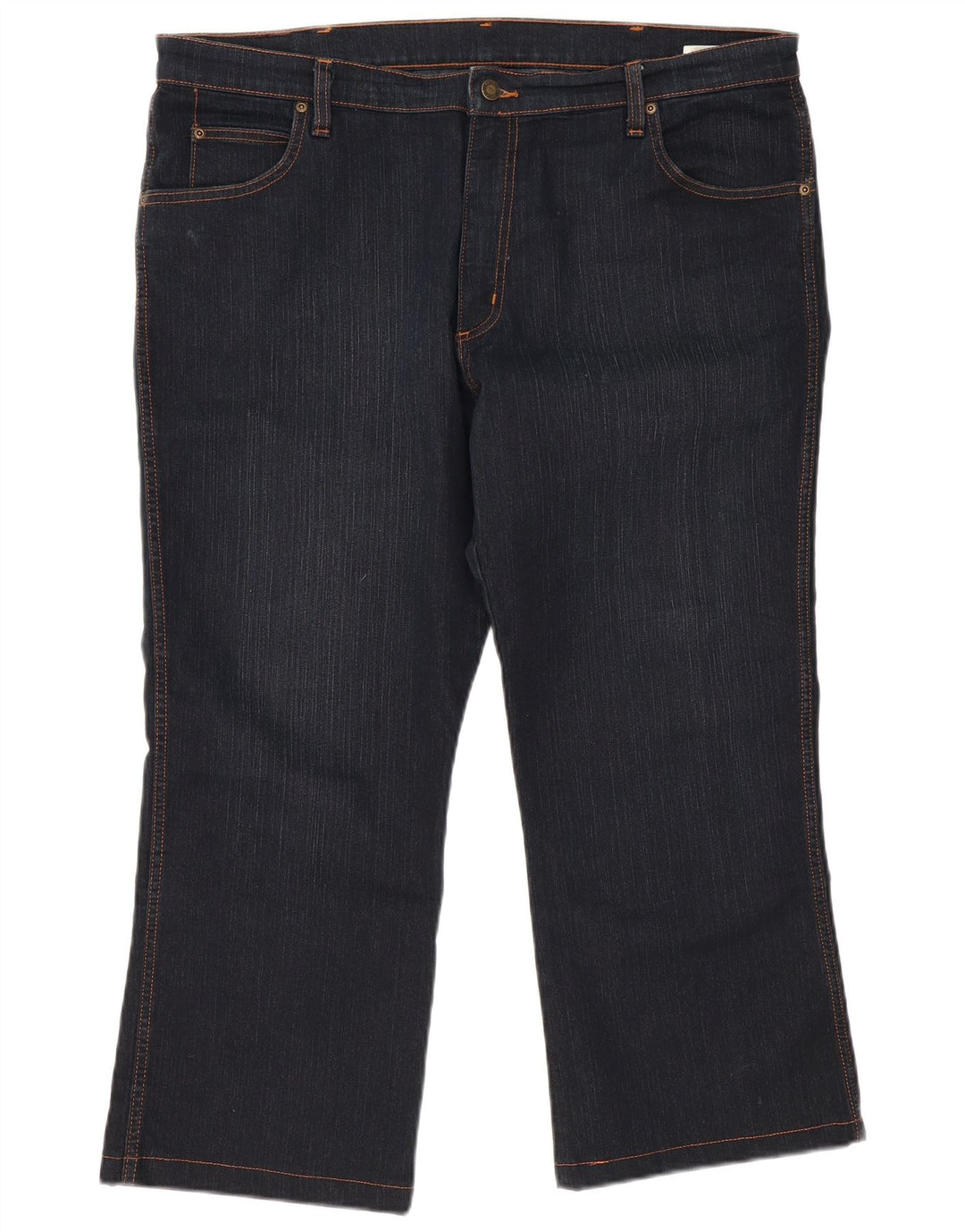 Męskie jeansy typu Bootcut WRANGLER W38 L25, granatowe, bawełniane