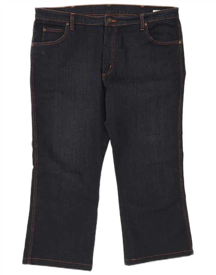 Męskie jeansy typu Bootcut WRANGLER W38 L25, granatowe, bawełniane