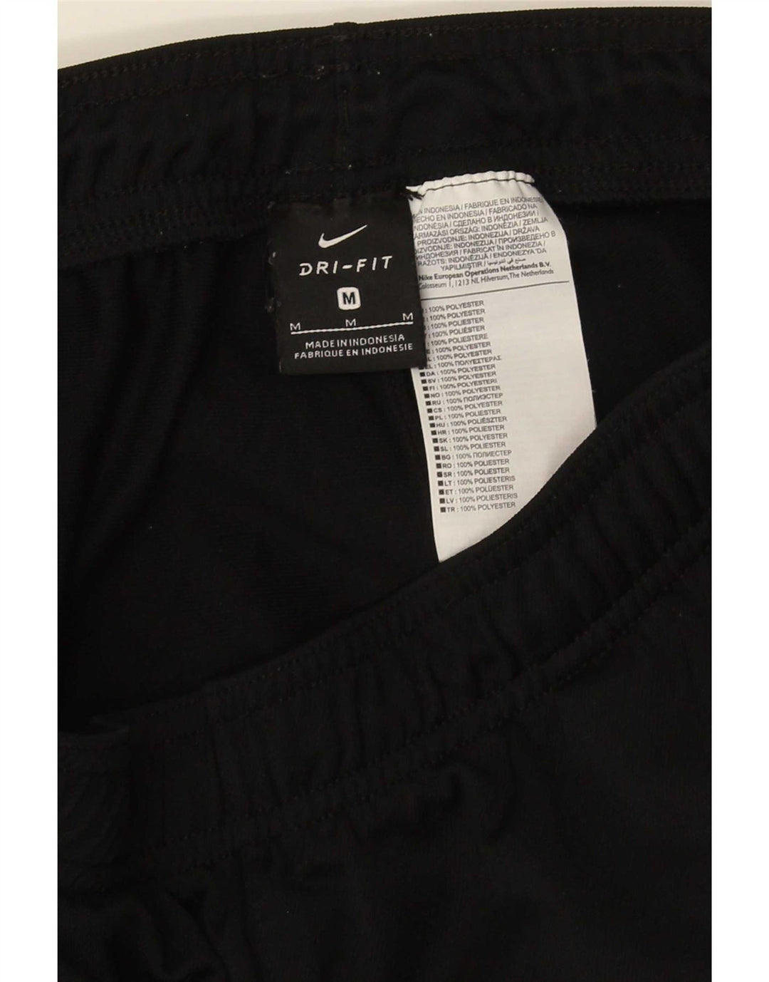 Męskie spodnie dresowe Nike Dri Fit, średni czarny poliester