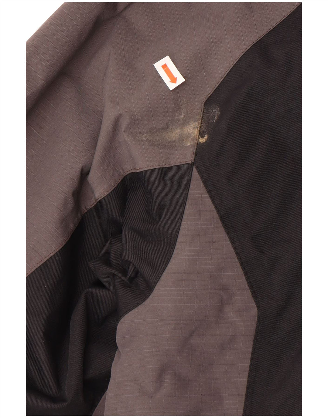 Męska kurtka narciarska Helly Hansen z kapturem UK 36, mała, szara, z blokami kolorów, poliamid