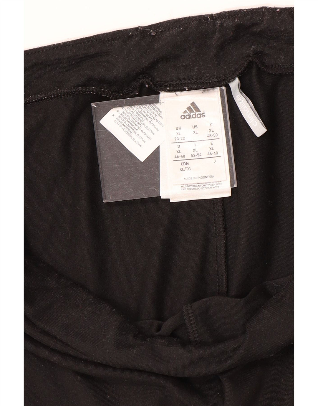 Damskie legginsy Adidas Climalite UK 20/22 XL, czarny poliester