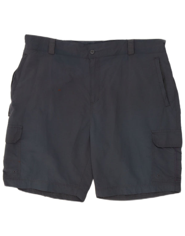 Męskie spodenki cargo Mountain Warehouse W40 XL, szary nylon