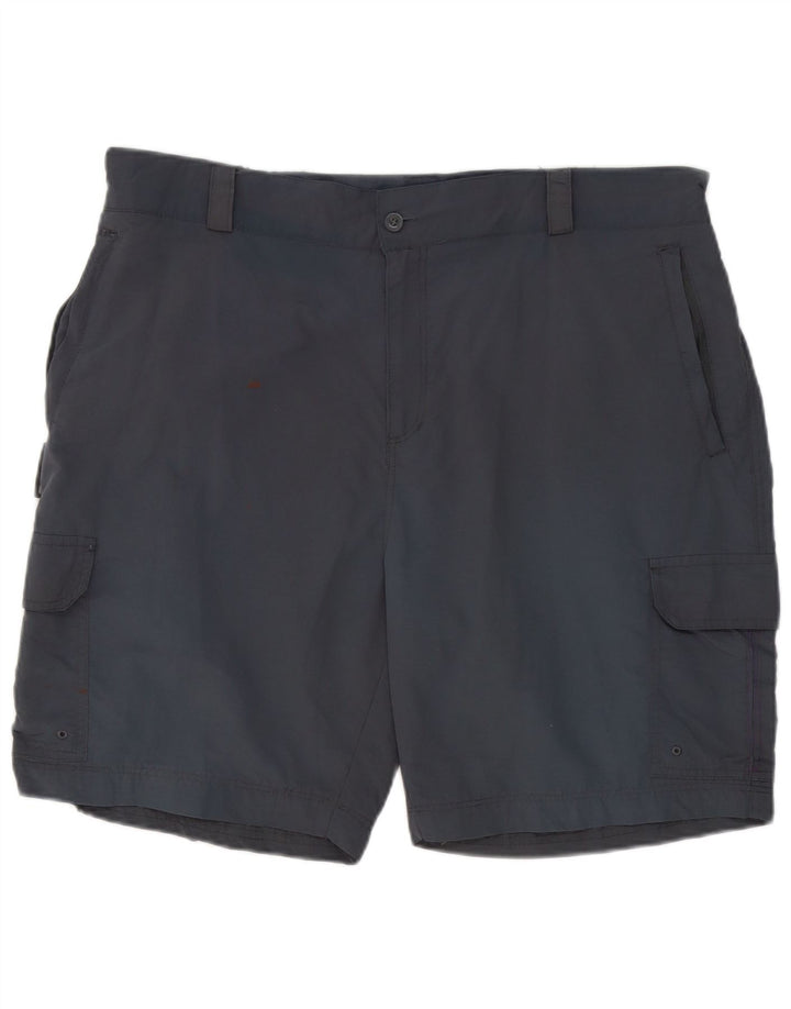 Męskie spodenki cargo Mountain Warehouse W40 XL, szary nylon