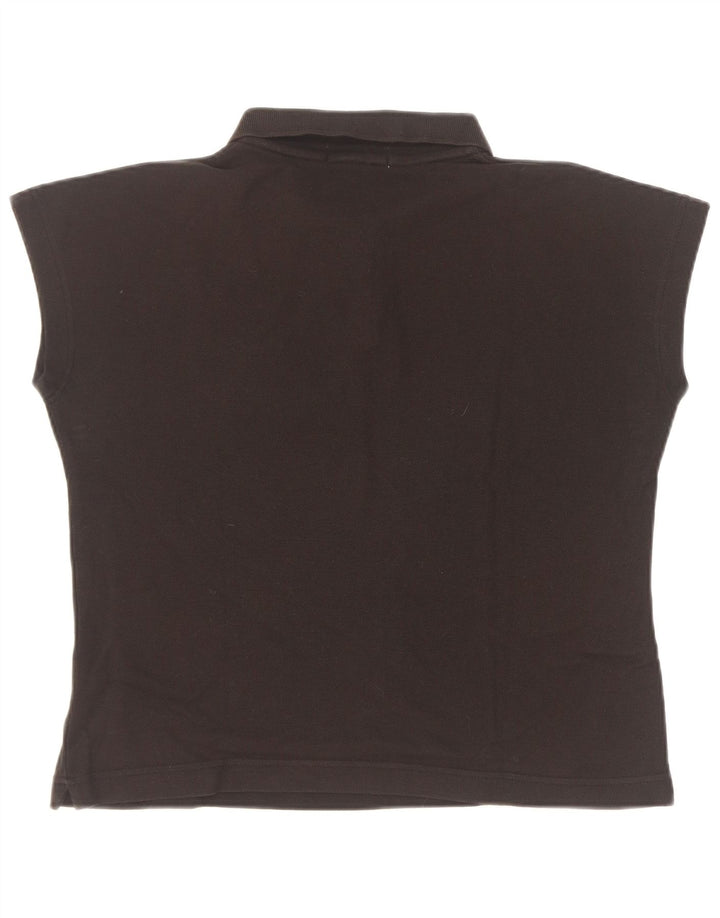 Damska koszulka polo Fila IT 48 XL, czarna bawełna