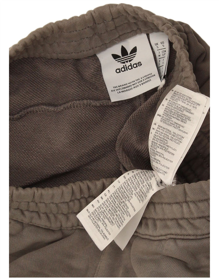 Męskie spodenki sportowe Adidas, małe, szare, bawełniane