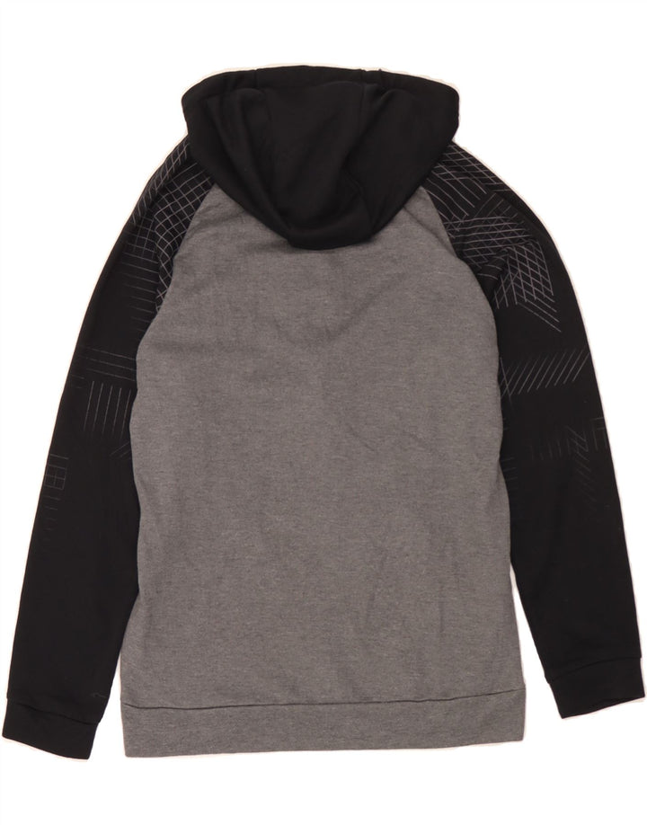 NIKE Mens Dri Fit Hoodie Jumper Small Grey Colourblock Polyester Vintage Nike and Second-Hand Nike from Messina Hembry 
