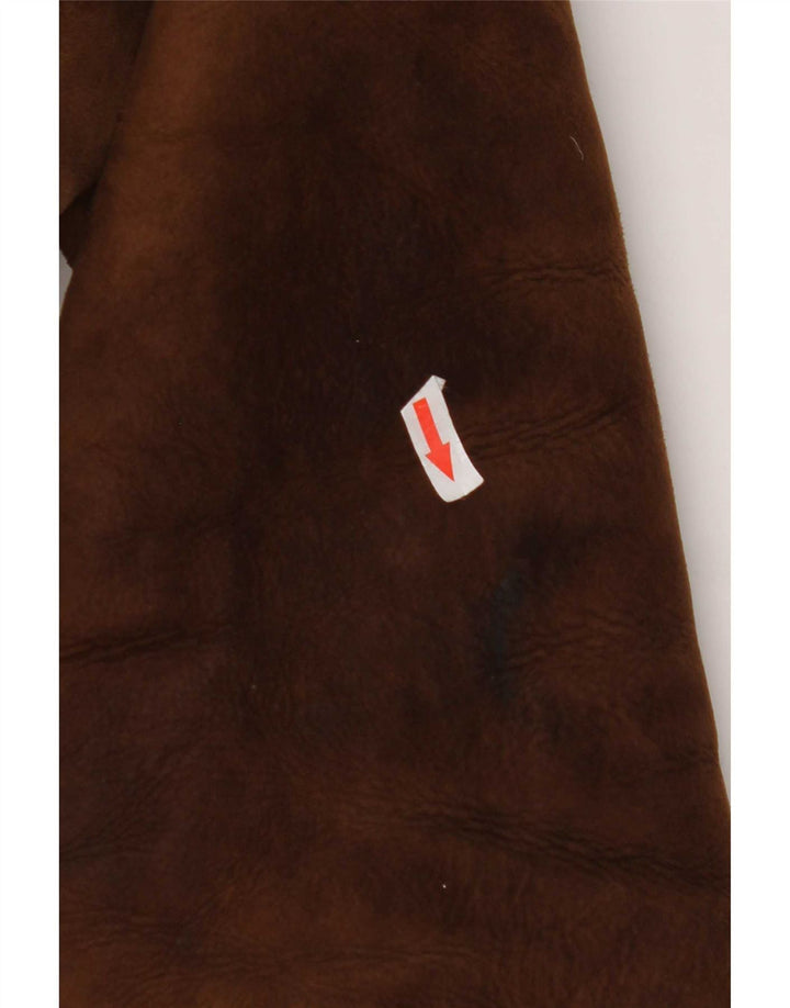 Męska kurtka Shearling Morlands UK 38 Średni brąz