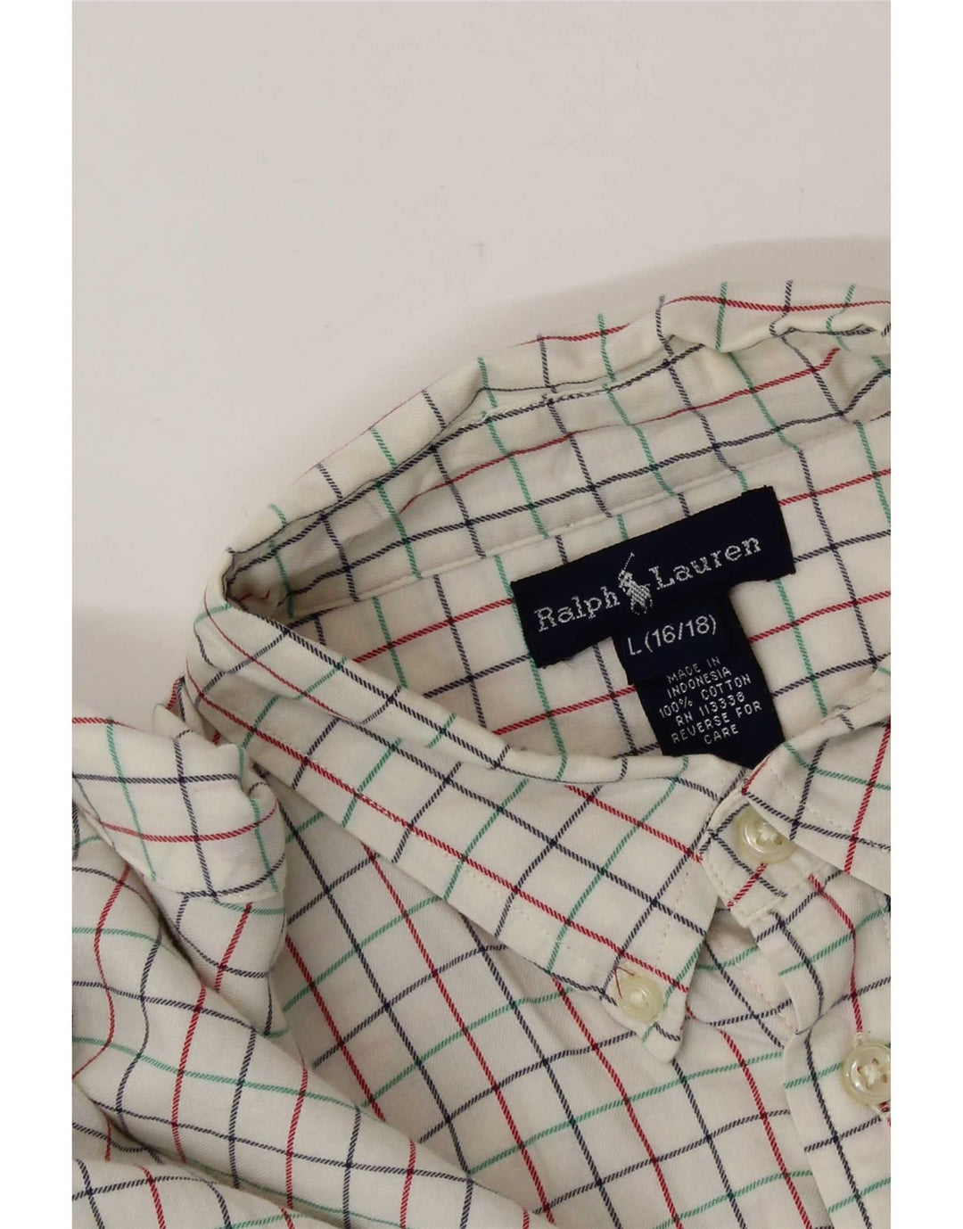 Koszula chłopięca Ralph Lauren 15-16 lat, duża, bawełniana w białą kratkę
