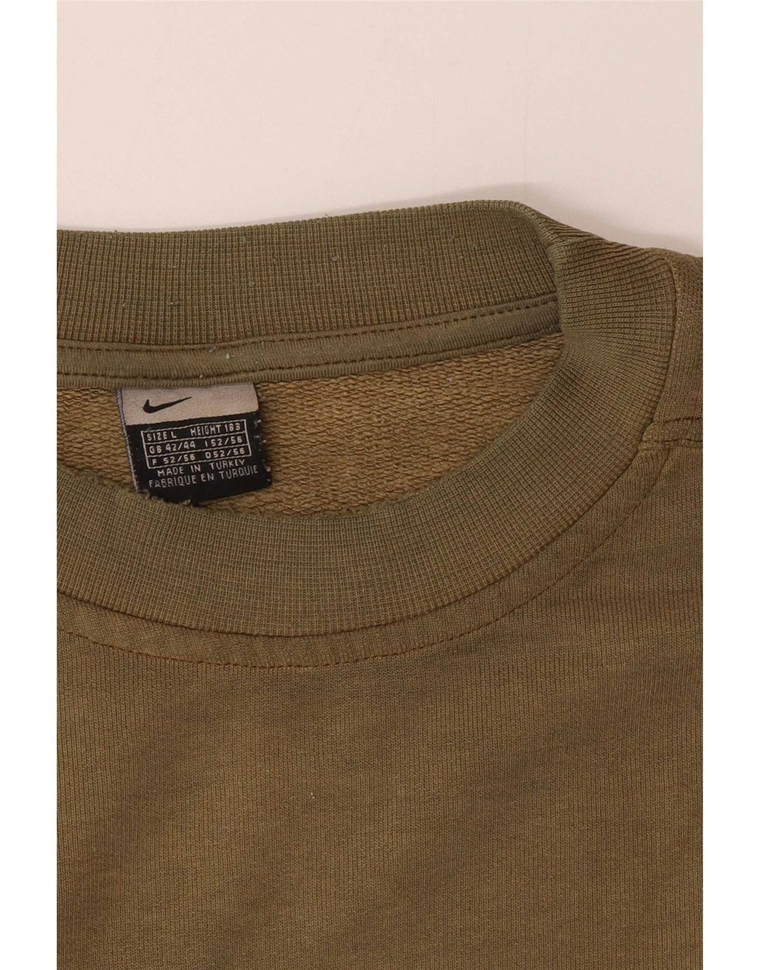 Męski sweter z grafiką Nike, UK 42/44, duży khaki