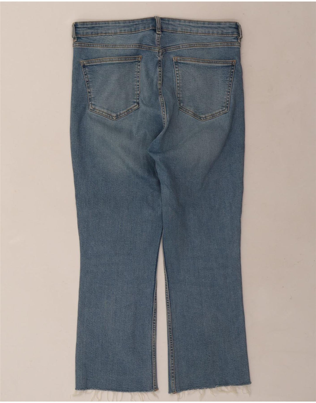 Dżinsy damskie Zara Crop Bootcut EU 46 XL W36 L25 Niebieskie