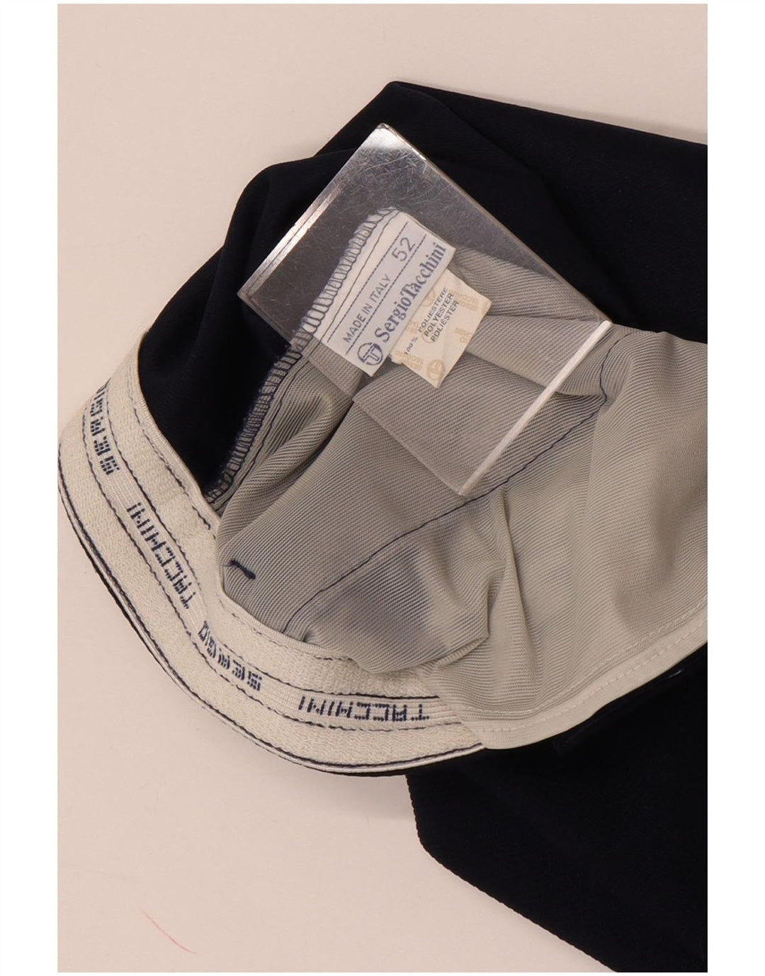 Męskie spodenki Chino Sergio Tacchini IT 52 XL W32 Granatowy poliester